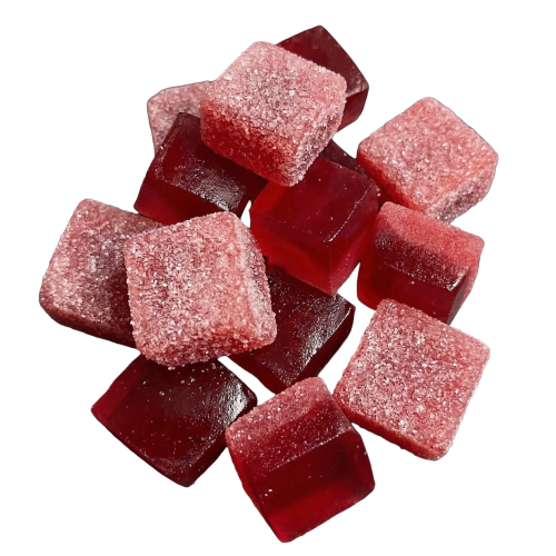 200mg Strawberry Mallows Asrtd Transparent