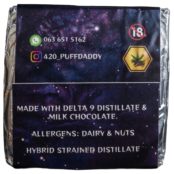 250mg Galaxy Bar Peppermint Crisp Back Transparent