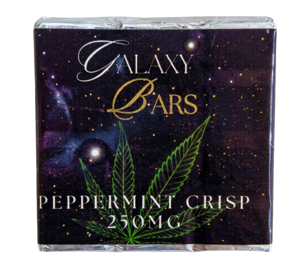 250mg Galaxy Bar Peppermint Crisp Front Transparent