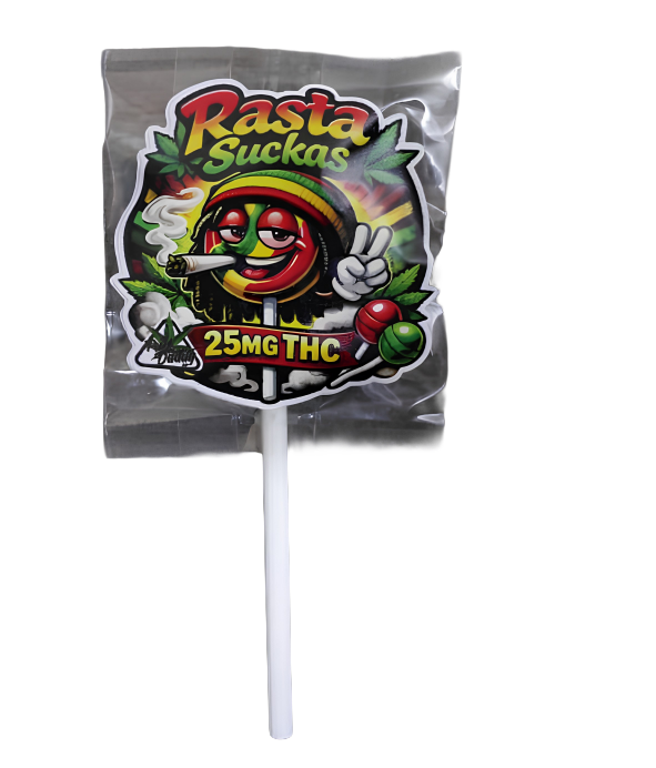 Rasta Sucka 25mg Front Transparent