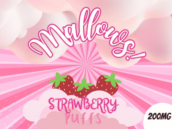 Strawberry Mallows 200mg Logo