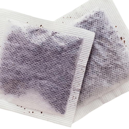 Two tea bags Transparent
