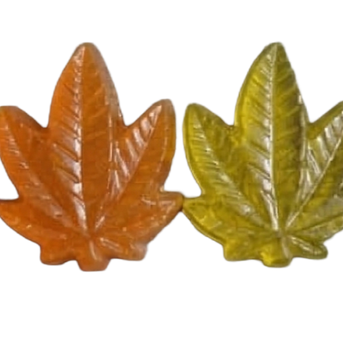 Weed Leaf Gummies 50mg Asrtd Transparent